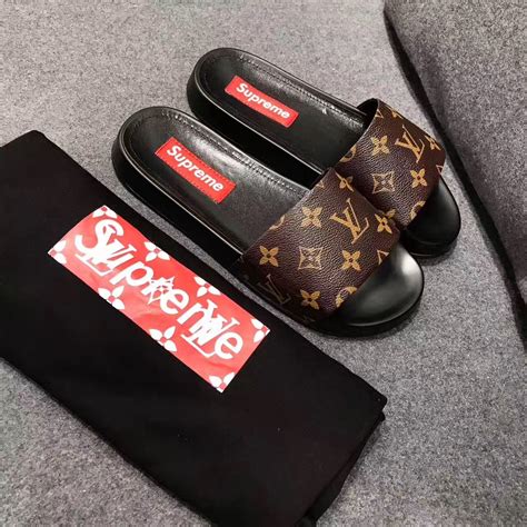 louis vuitton slip on slippers|louis vuitton slippers female.